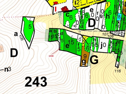Prodej - pozemek, les, 1 583 m²