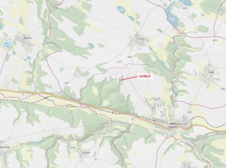 Prodej - pozemek, les, 1 896 m² obrázek