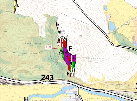 Prodej - pozemek, les, 1 726 m²