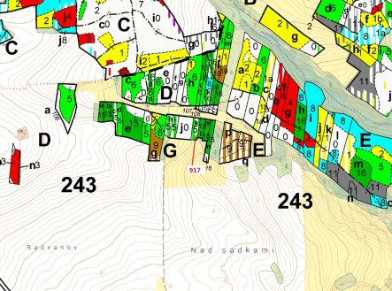 Prodej - pozemek, les, 586 m²