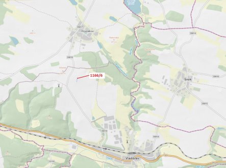 Prodej - pozemek, les, 219 m²