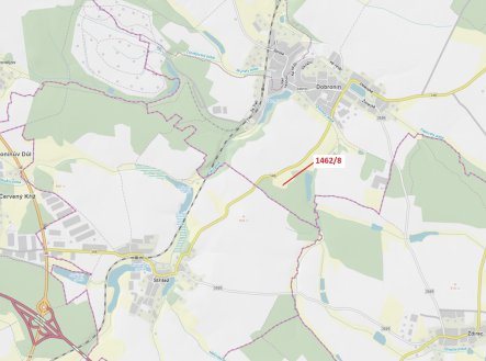 Prodej - pozemek, les, 113 m²