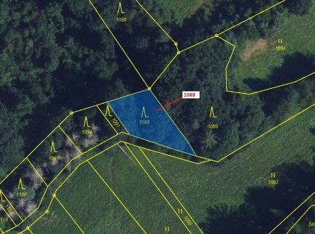 Prodej pozemku, les, 400 m²