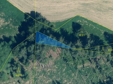 Prodej pozemku, les, 180 m²