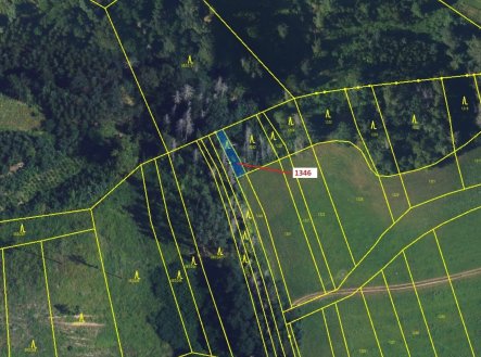 Prodej pozemku, les, 135 m²