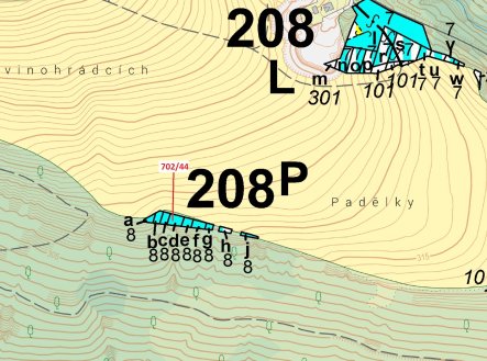 Prodej pozemku, les, 112 m²