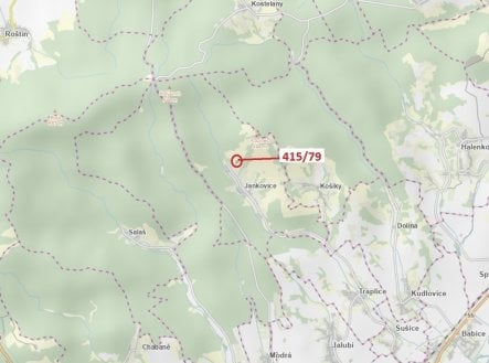 Prodej pozemku, trvalý travní porost, 2 523 m²