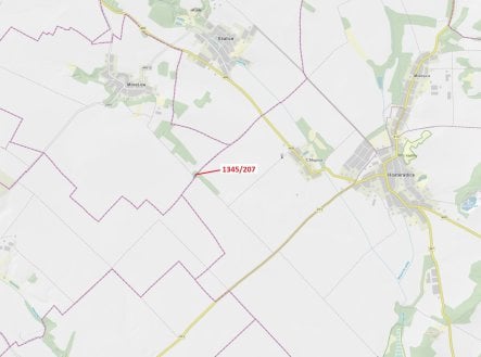 Prodej pozemku, les, 1 049 m²