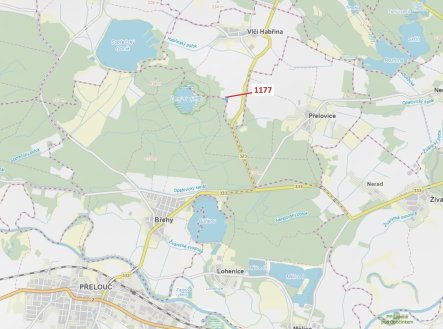 Prodej pozemku, les, 4 658 m²