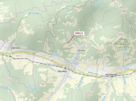 Prodej pozemku, les, 2 438 m²