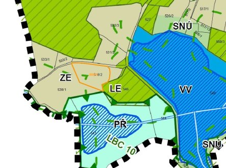 Prodej pozemku, trvalý travní porost, 6 528 m²
