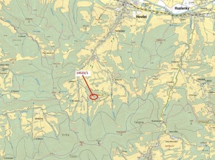 Prodej pozemku, les, 1 547 m² obrázek