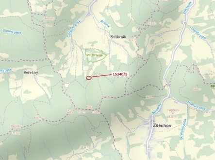 Prodej pozemku, les, 312 m² obrázek