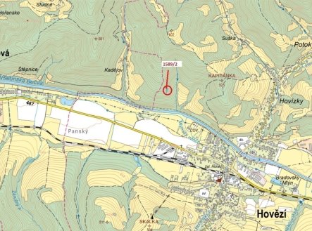 Prodej pozemku, les, 910 m² obrázek