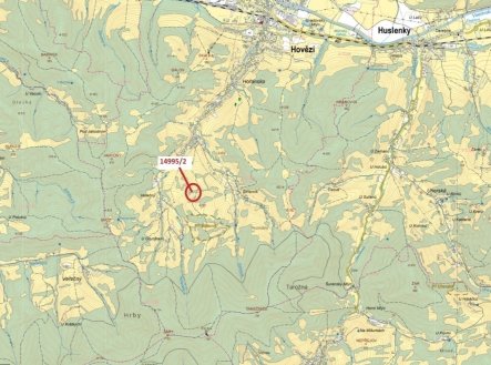 Prodej pozemku, les, 330 m² obrázek