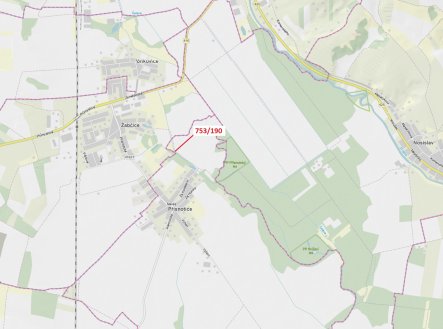 Prodej pozemku, les, 3 m²