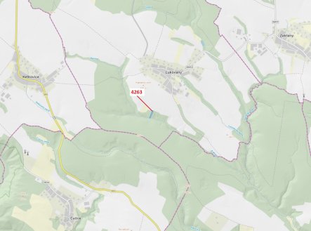 Prodej pozemku, les, 3 481 m²