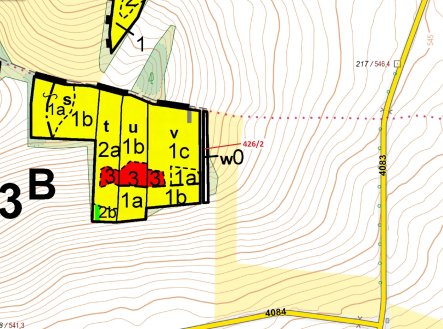 Prodej pozemku, les, 592 m²