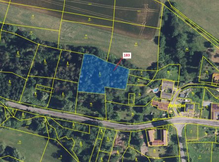 Prodej pozemku, les, 2 475 m²