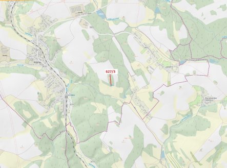 Prodej pozemku, les, 594 m²