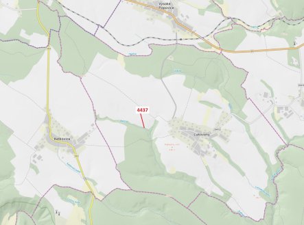 Prodej pozemku, les, 110 m² obrázek