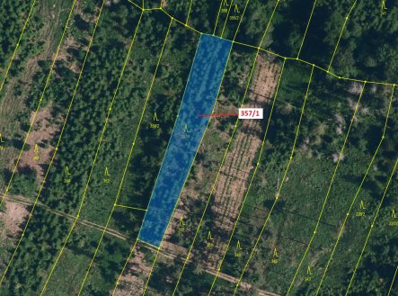 Prodej pozemku, les, 1 670 m²
