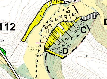 Prodej pozemku, les, 774 m²