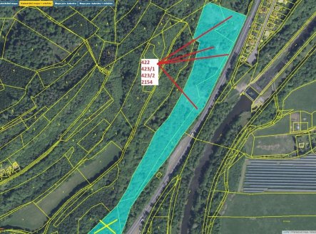 Prodej pozemku, les, 49 039 m²