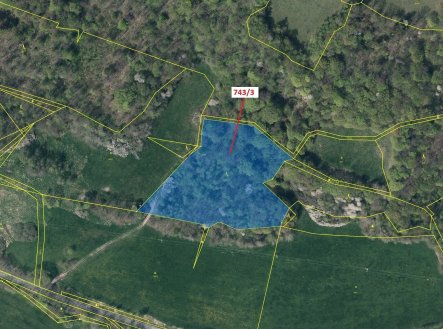 Prodej pozemku, les, 12 778 m²