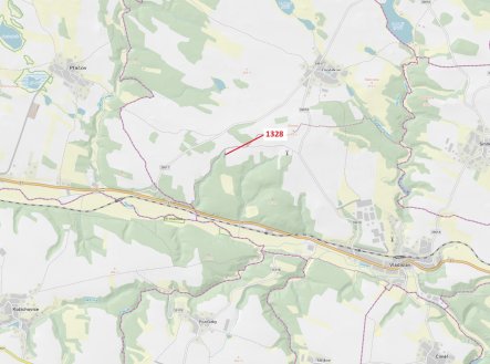 Prodej pozemku, les, 662 m²