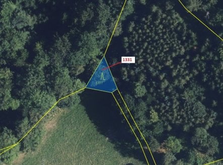 Prodej pozemku, les, 183 m²