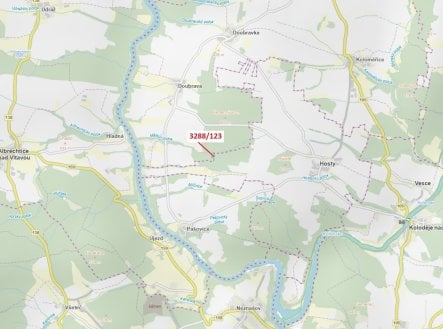 Prodej pozemku, les, 1 707 m²