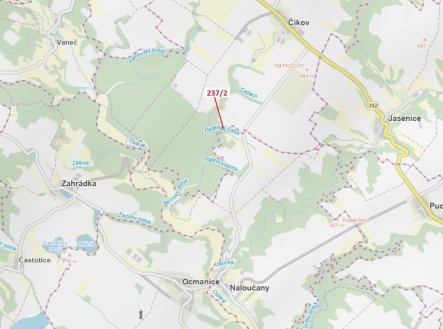 Prodej pozemku, trvalý travní porost, 510 m²