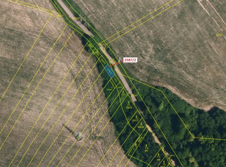 Prodej pozemku, les, 86 m²