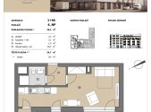 Prodej bytu, 1+kk, 48 m²