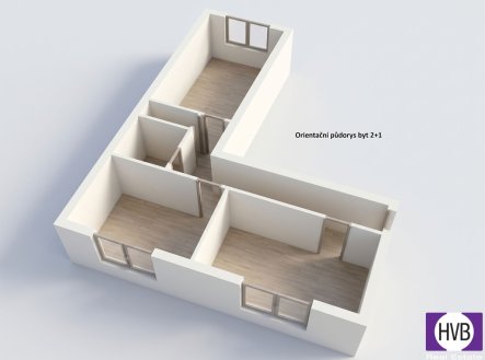 Prodej bytu, 2+1, 62 m²