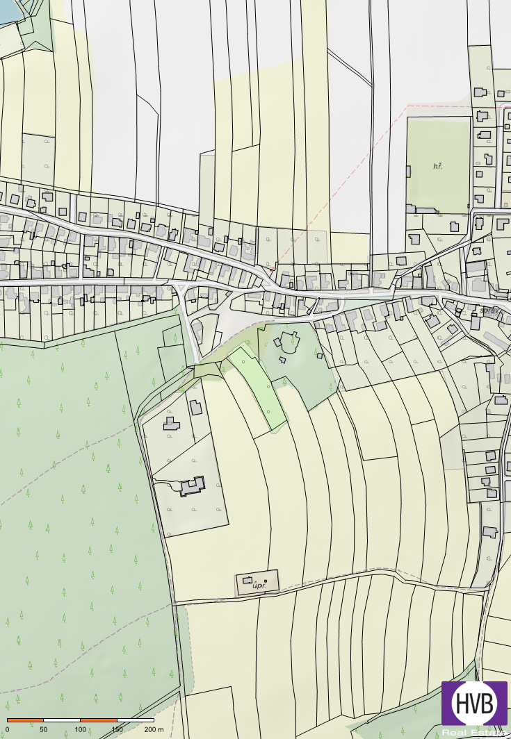katastrální mapa