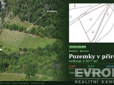Prodej pozemku, trvalý travní porost, 2 017 m²