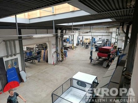 Pronájem komerčního objektu, průmyslový areál, 650 m²