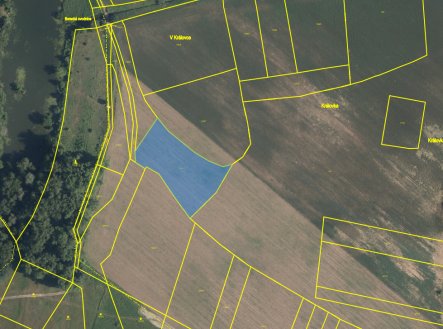 Prodej pozemku, zemědělská půda, 7 606 m²