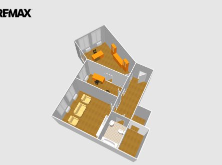 Prodej bytu, 3+kk, 72 m²