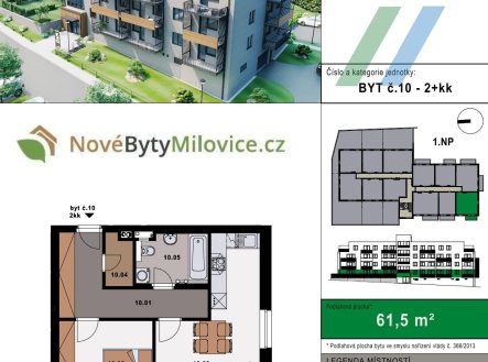 Prodej bytu, 2+kk, 63 m²