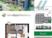 Prodej bytu, 2+kk, 63 m²