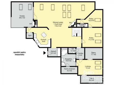 Prodej bytu, 5+kk, 245 m²