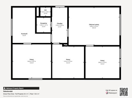 Prodej bytu, 4+1, 71 m²