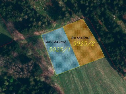Prodej pozemku, ostatní, 1 842 m²