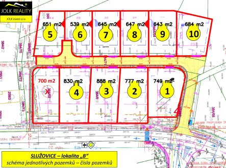 Prodej pozemku pro bydlení, 749 m²