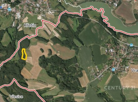 Prodej pozemku, les, 5 622 m²