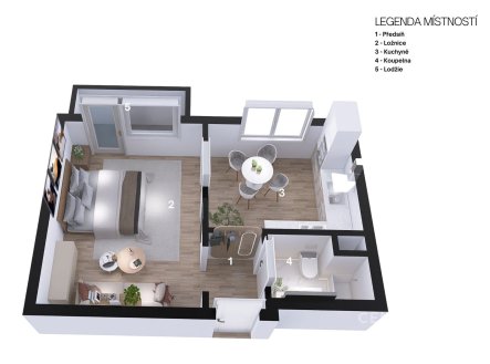 Prodej bytu, 1+1, 33 m²