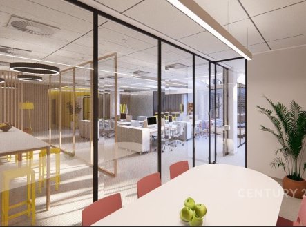 Pronájem kanceláře, 1 306 m²